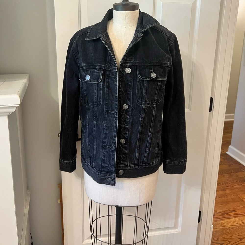 Black Abercrombie & Fitch Denim Jacket